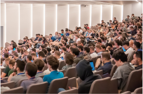 Audience in seats